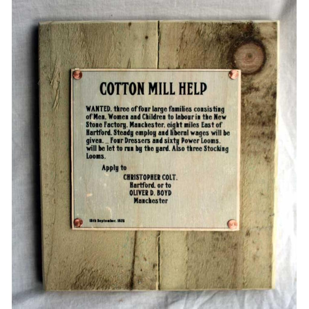 Cotton Mill Sign